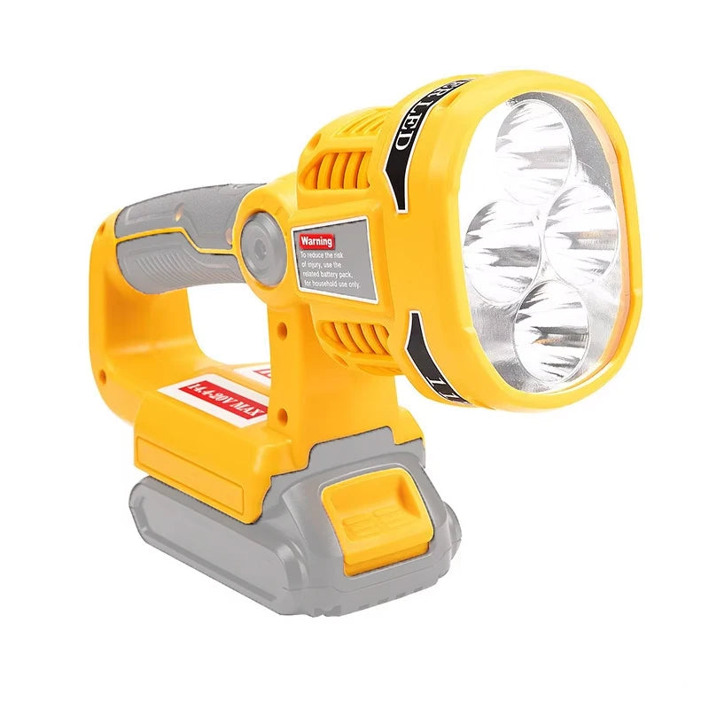 12W LED Work Light for DeWalt 18V 20V Battery | USB Flashlight LED Work Light PLUSH