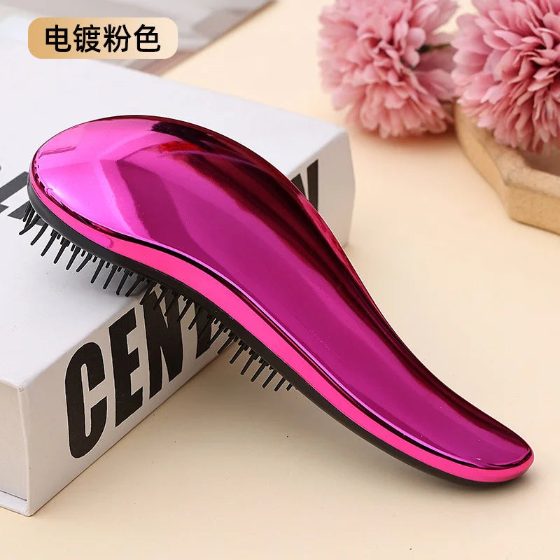 Marble Anti-Static Detangling Massage Hair Comb | Salon Brush Hair Detangling Comb PLUSH 13