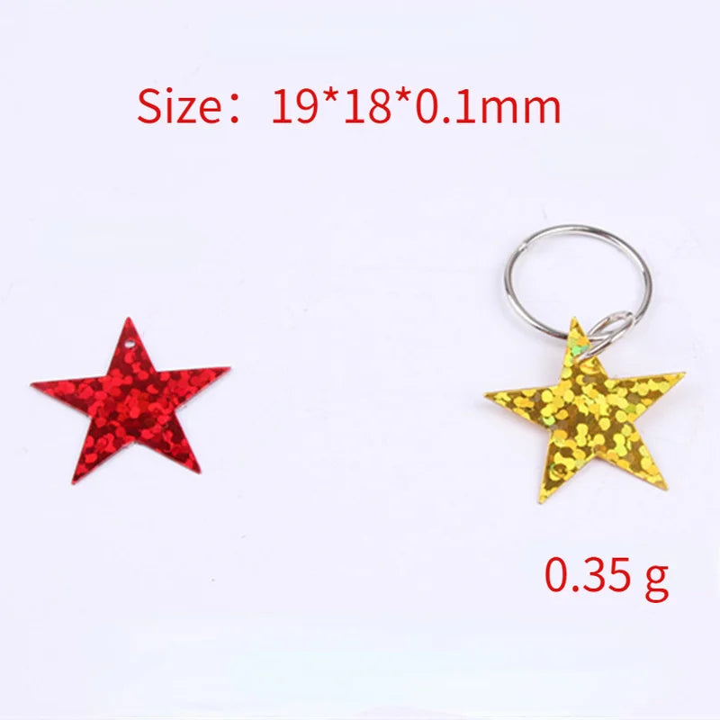 20pcs Butterfly Star Hair Braid Beads – Dreadlock Cuff Rings Hair Braid Beads PLUSH