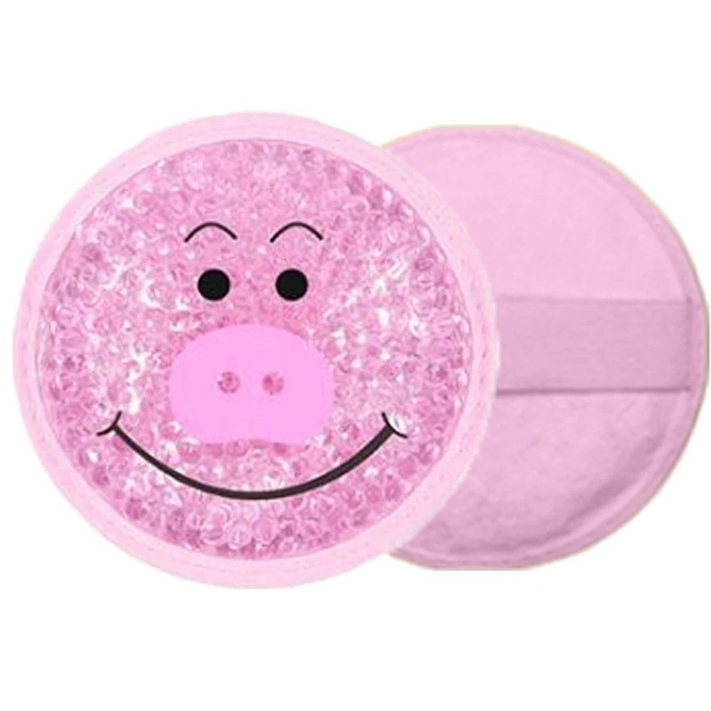 Large Reusable Gel Ice Pack – Hot & Cold Compress for Kids Hot Cold Gel Pack PLUSH Pink