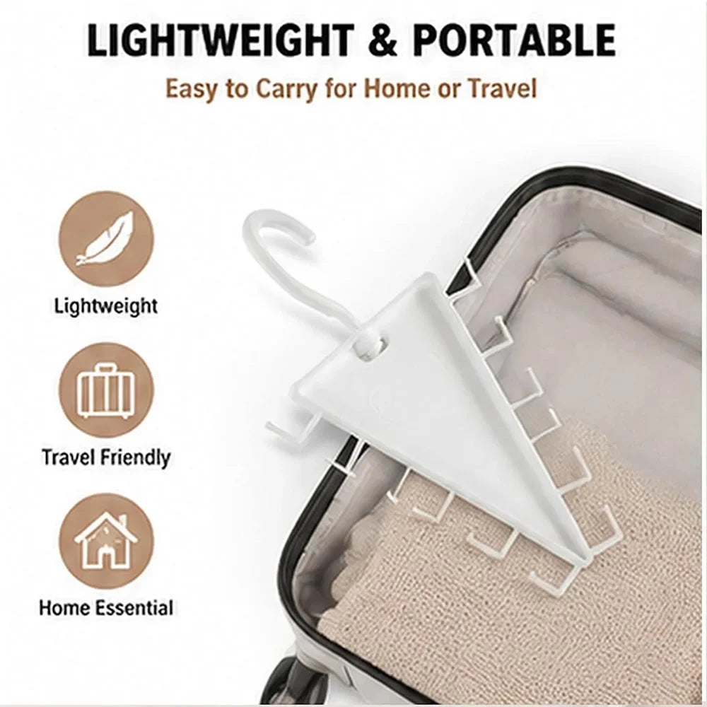 V-Shape 12-Hook Closet Hanger Organizer | Space Saving Closet Hanger Organizer PLUSH
