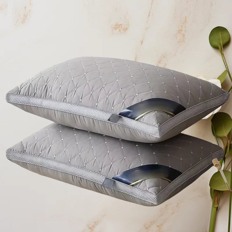 High Resilience Cervical Support Pillow | Non-Collapsing 48x74cm Cervical Support Pillow PLUSH