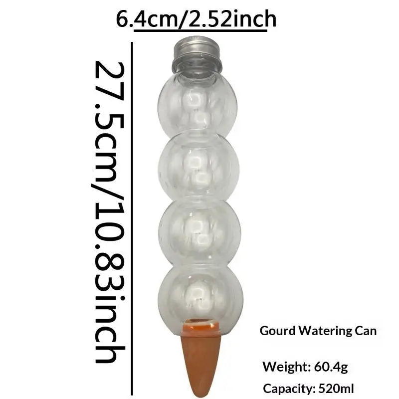 Automatic Self-Watering Plant Stake – 500ml Drip Irrigator Plant Watering Stake PLUSH