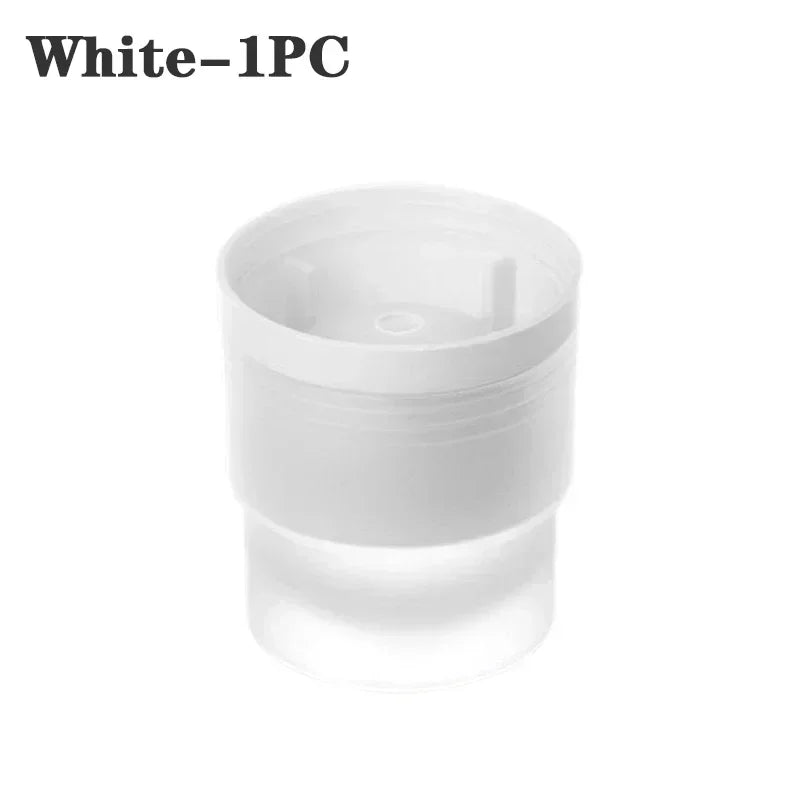 Silicone Ice Ball Mold – Round Ice Cube Tray for Whiskey Ice Ball Mold PLUSH White-1PC