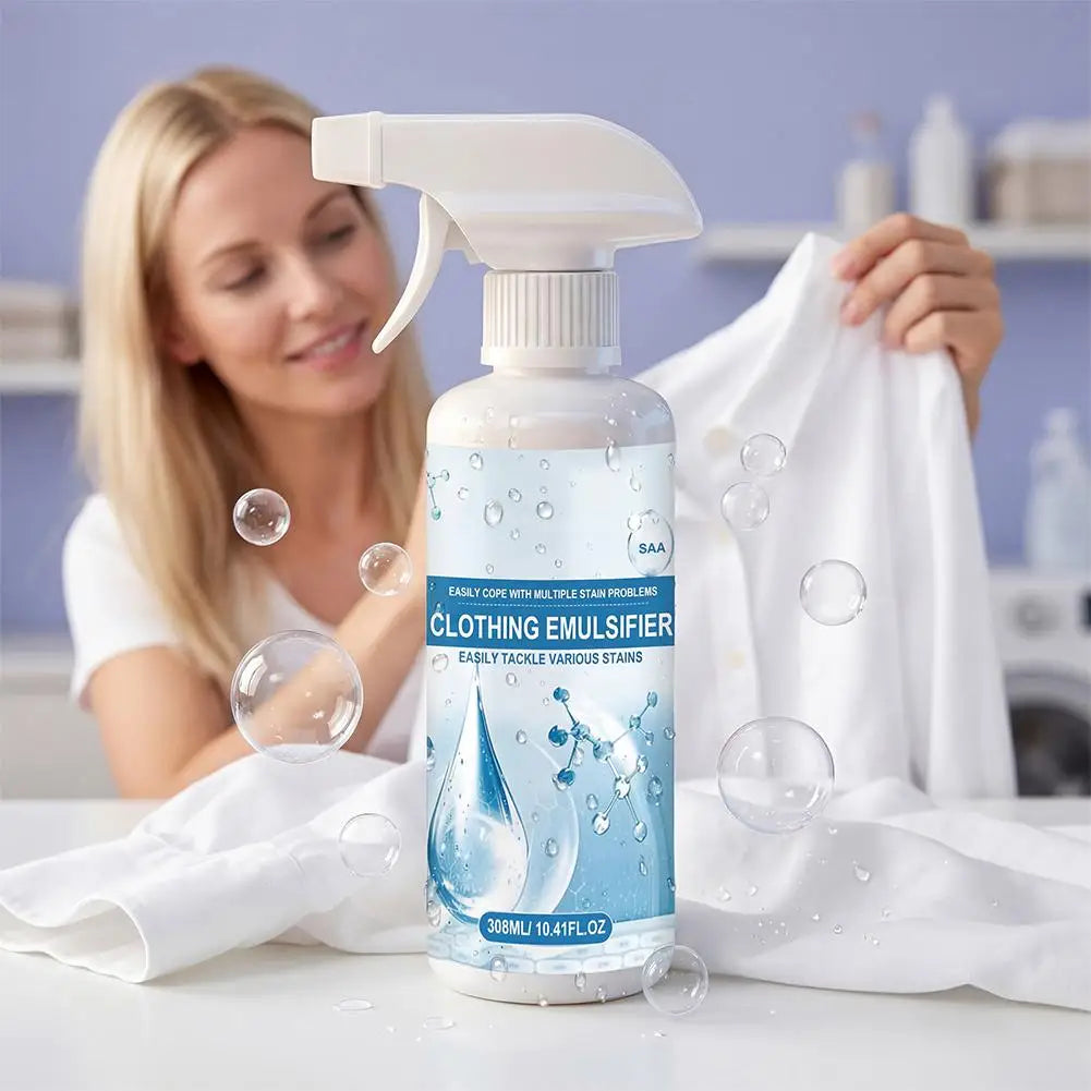 Fabric Stain Remover Spray – Clothing Emulsifier 300ml Laundry Stain Remover PLUSH