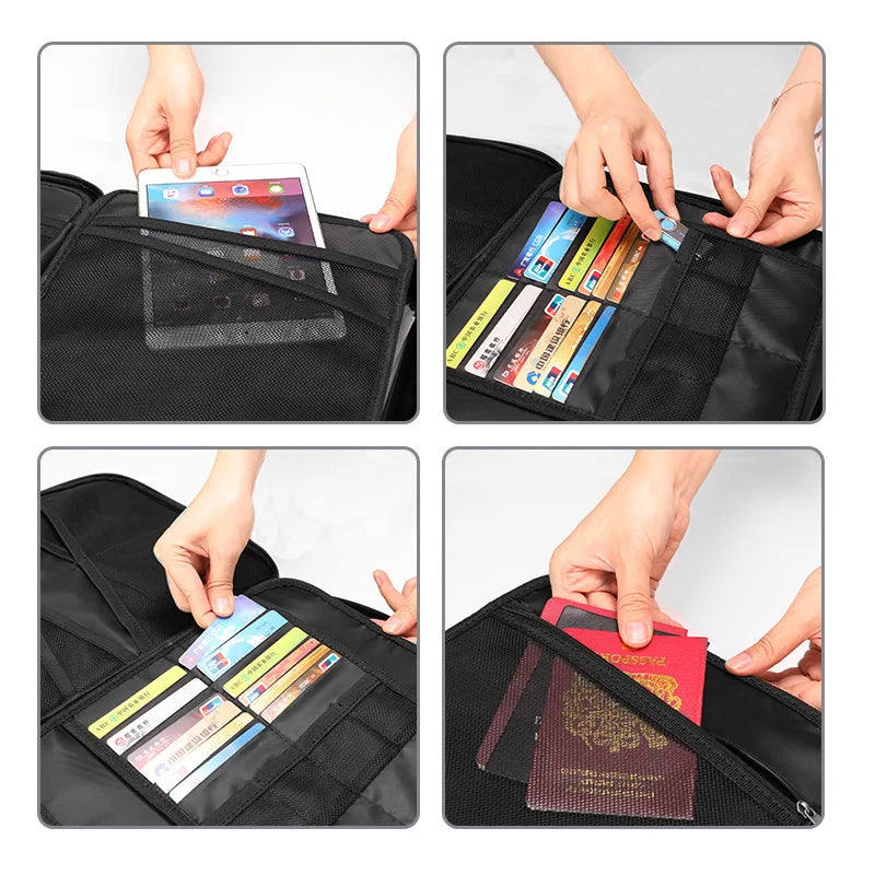 Fireproof Waterproof Document Storage Bag & Organizer Box Document Storage Bag PLUSH