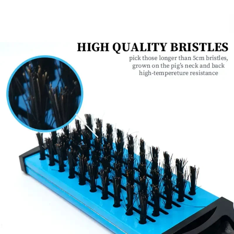 V-Shape Splint Hair Straightener Comb – Double Sided Brush Hair Styling Comb PLUSH
