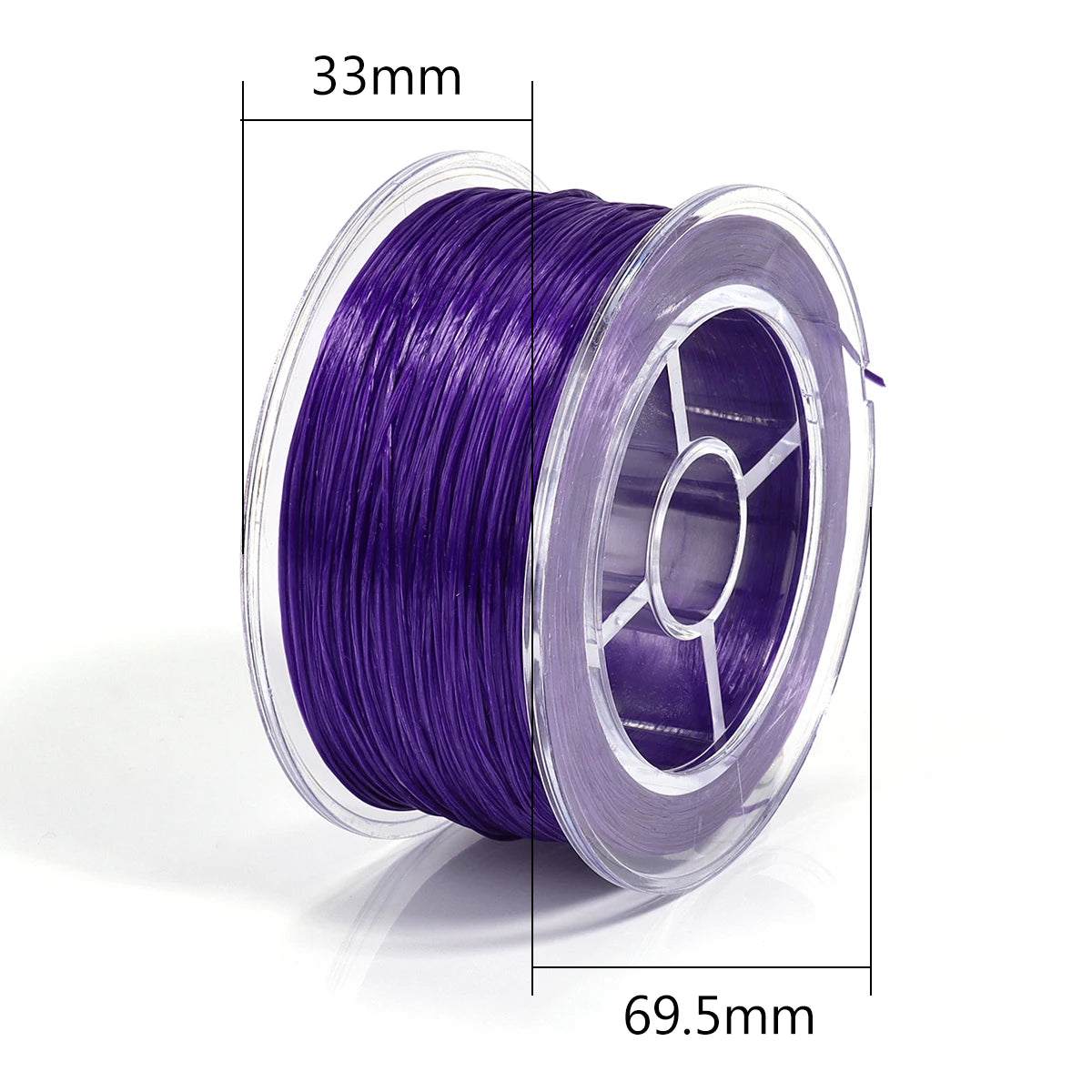 90m Flat Elastic Cord 0.8mm Stretch Thread – DIY Jewelry Making Elastic Beading Cord PLUSH