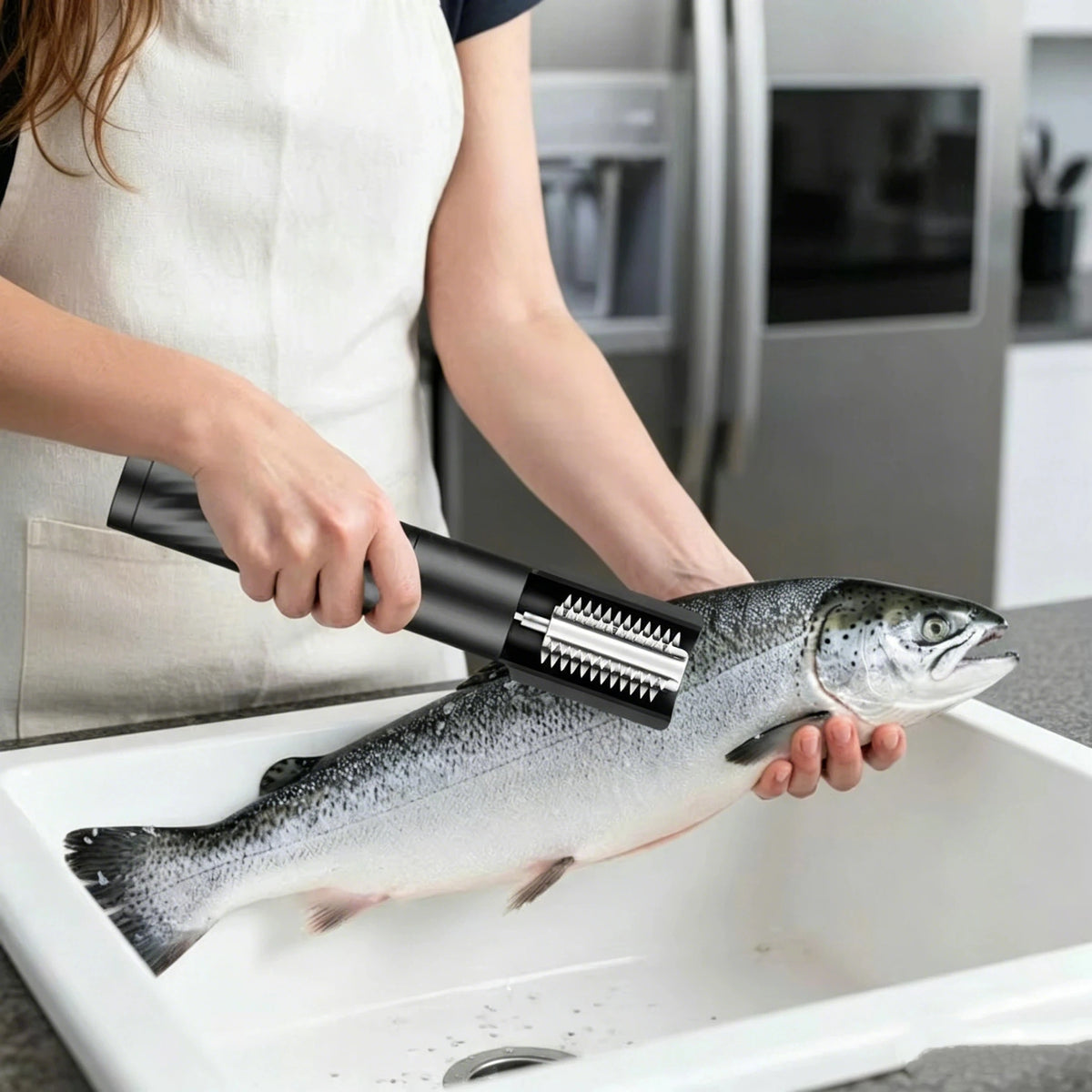Electric Coconut Scraper & Fish Scaler – Wireless Handheld Grater Electric Kitchen Grater PLUSH