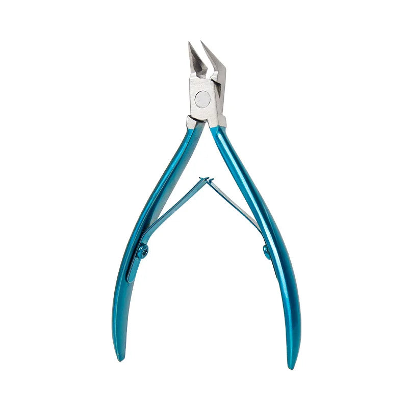 Stainless Steel Toenail Clipper Straight Blade Sharp Pointed Tip Toenail Clipper PLUSH Blue China Mainland