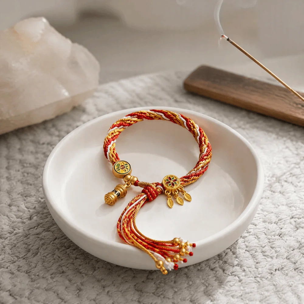 Multi-Color Adjustable Rope Bracelet – Vintage Animal Style Fashion Bracelet PLUSH