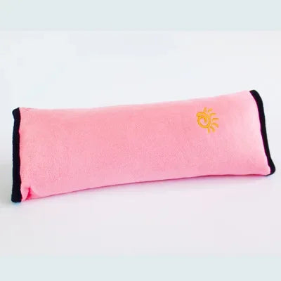 Kids Car Seat Belt Pillow – Plush Shoulder Cushion & Head Support Car Seat Belt Pillow PLUSH pink
