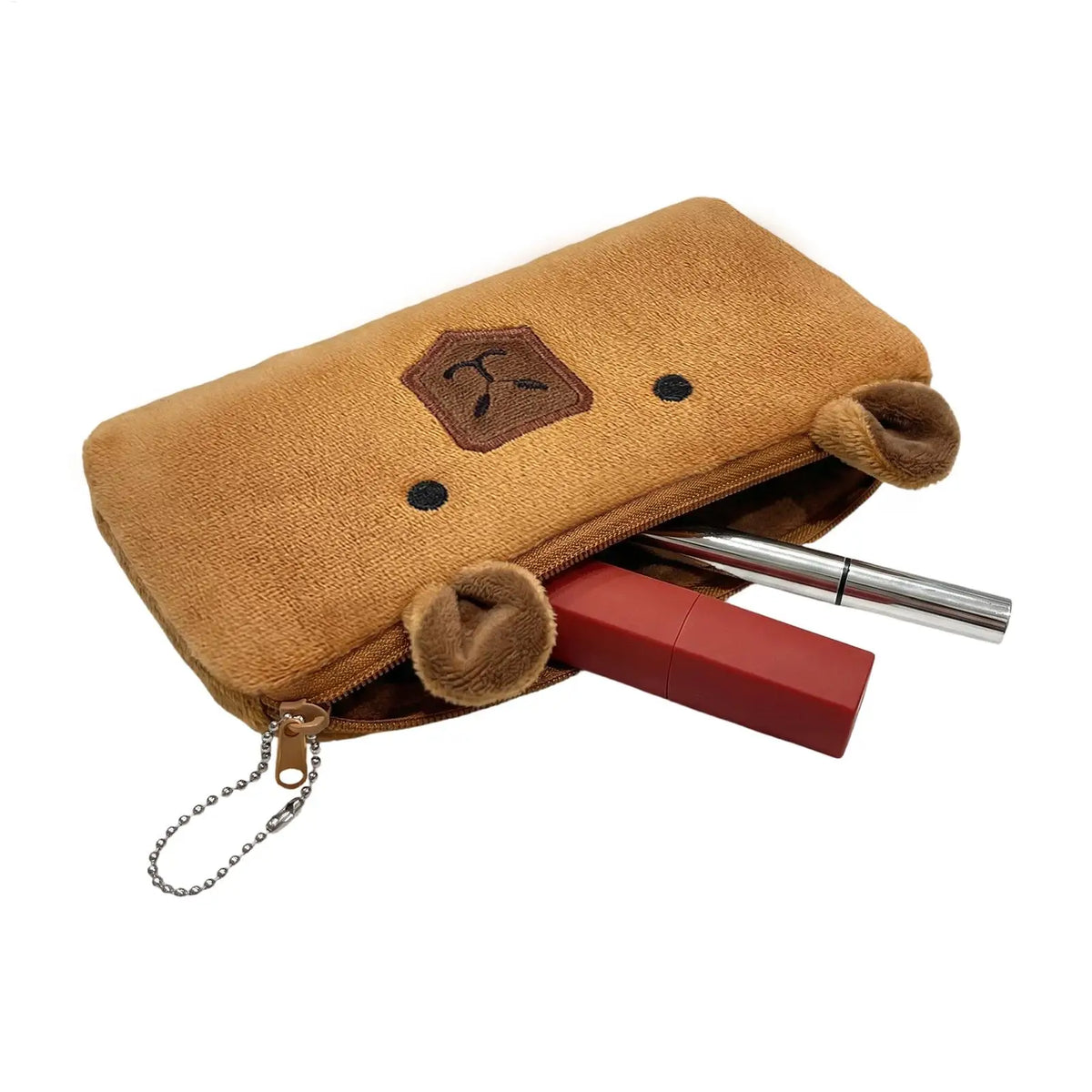 Cute Capybara Plush Pencil Case – Large Capacity Pouch Plush Pencil Case PLUSH