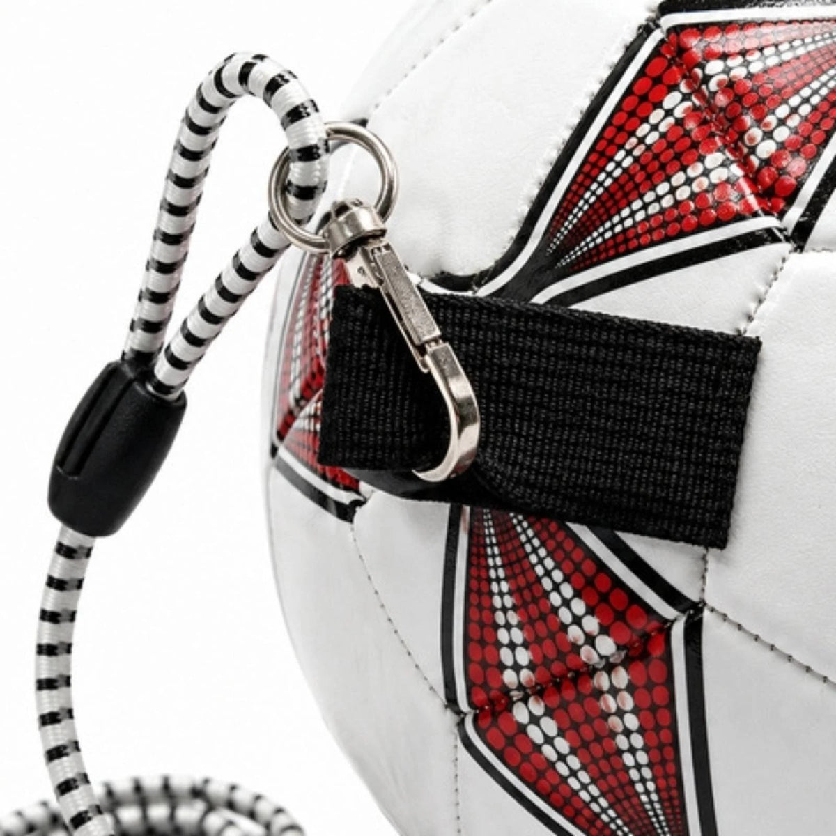 Rebound Soccer Ball with Elastic Cord – Size 4 Practice Trainer Soccer Training Aid PLUSH
