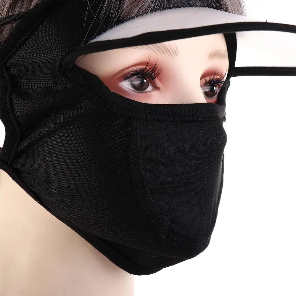 Women's UPF 50+ Ice Silk UV Face Veil – Summer Sun Shield UV Face Veil PLUSH