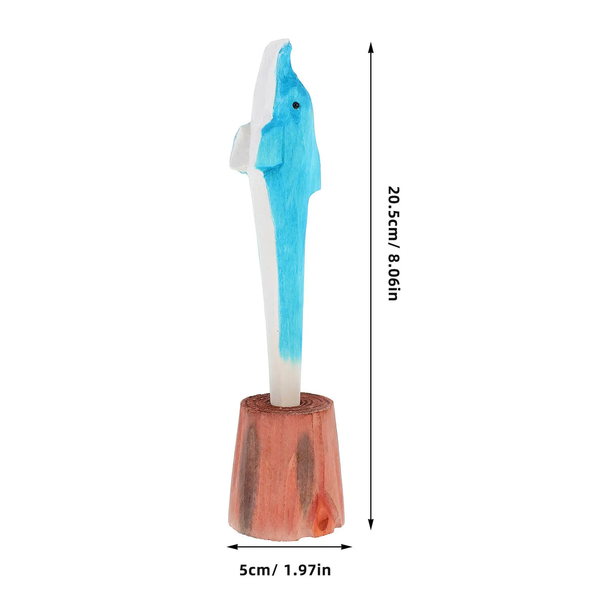 Dolphin Handcrafted Wooden Novelty Pen – Student Stationery Novelty Wooden Pen PLUSH