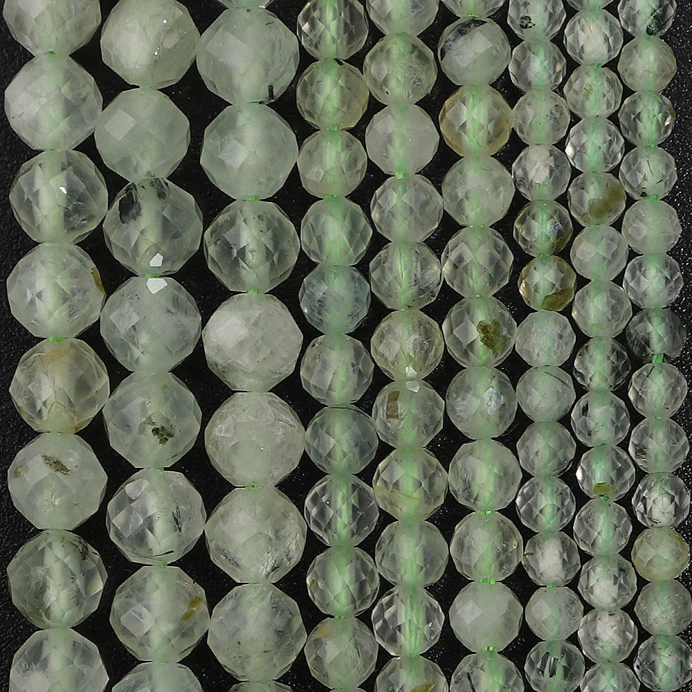 Prehnite Faceted Natural Stone Beads 2/3/4mm – DIY Jewelry Natural Stone Beads PLUSH