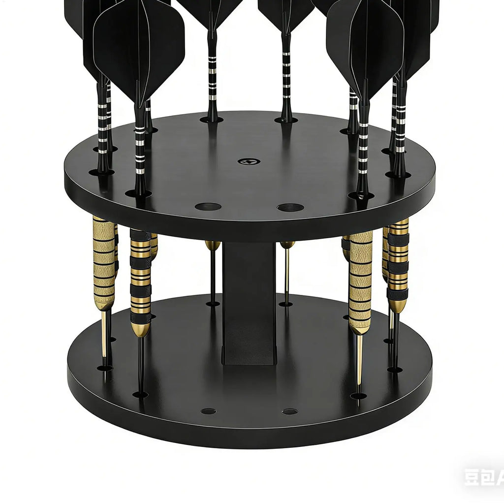 12-Slot Acrylic Dart Display Holder | Desk & Shelf Organizer Dart Display Stand PLUSH