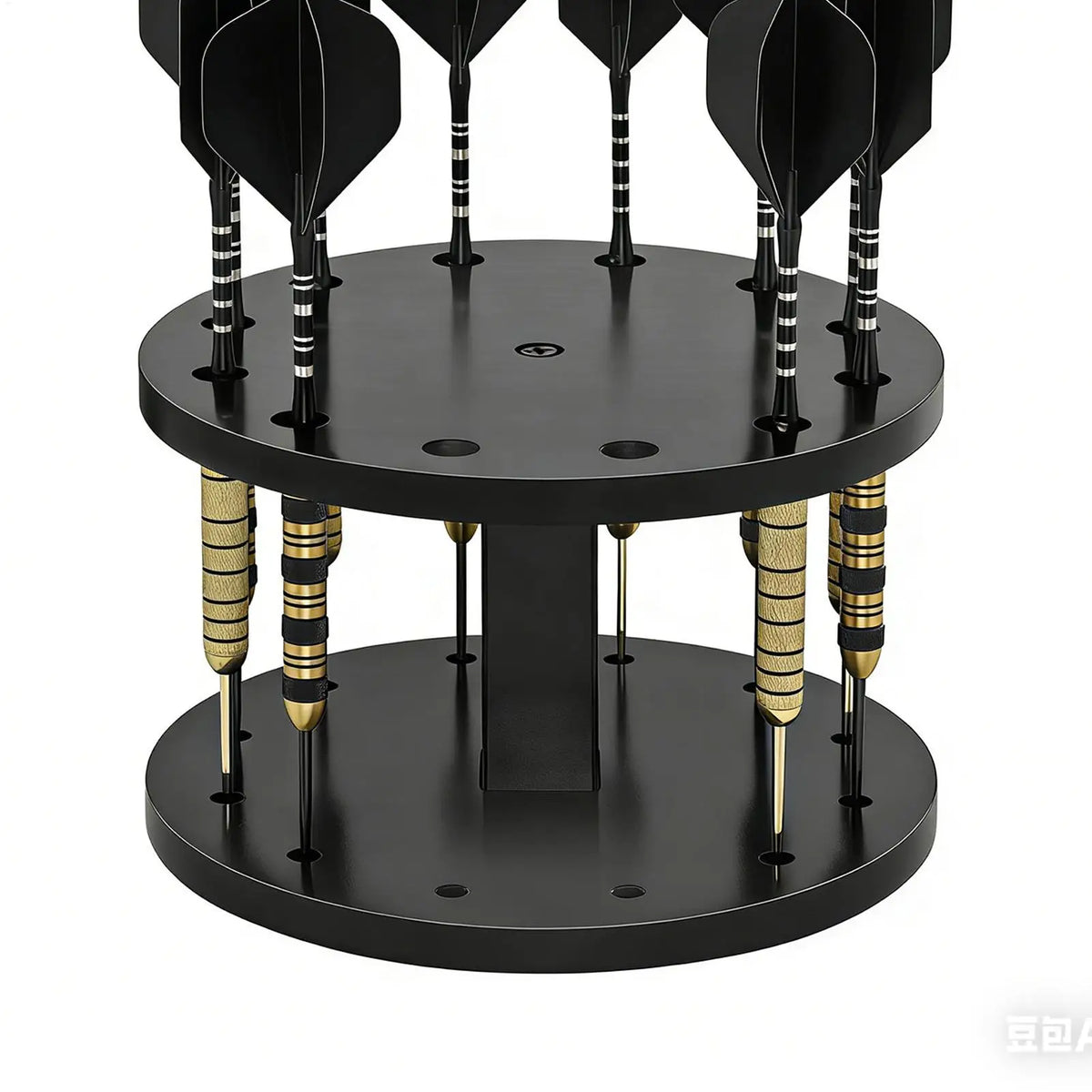 12-Slot Acrylic Dart Display Holder | Desk & Shelf Organizer Dart Display Stand PLUSH