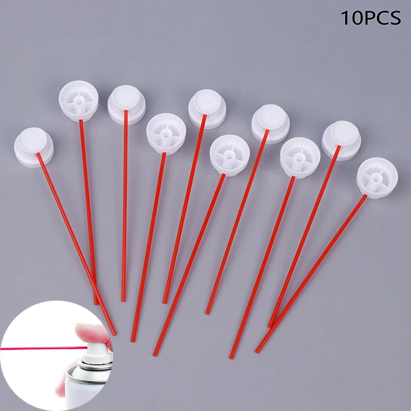 10PCS Spray Paint Nozzle Caps – Thin Tube Tips for Female Cans Spray Can Nozzles PLUSH