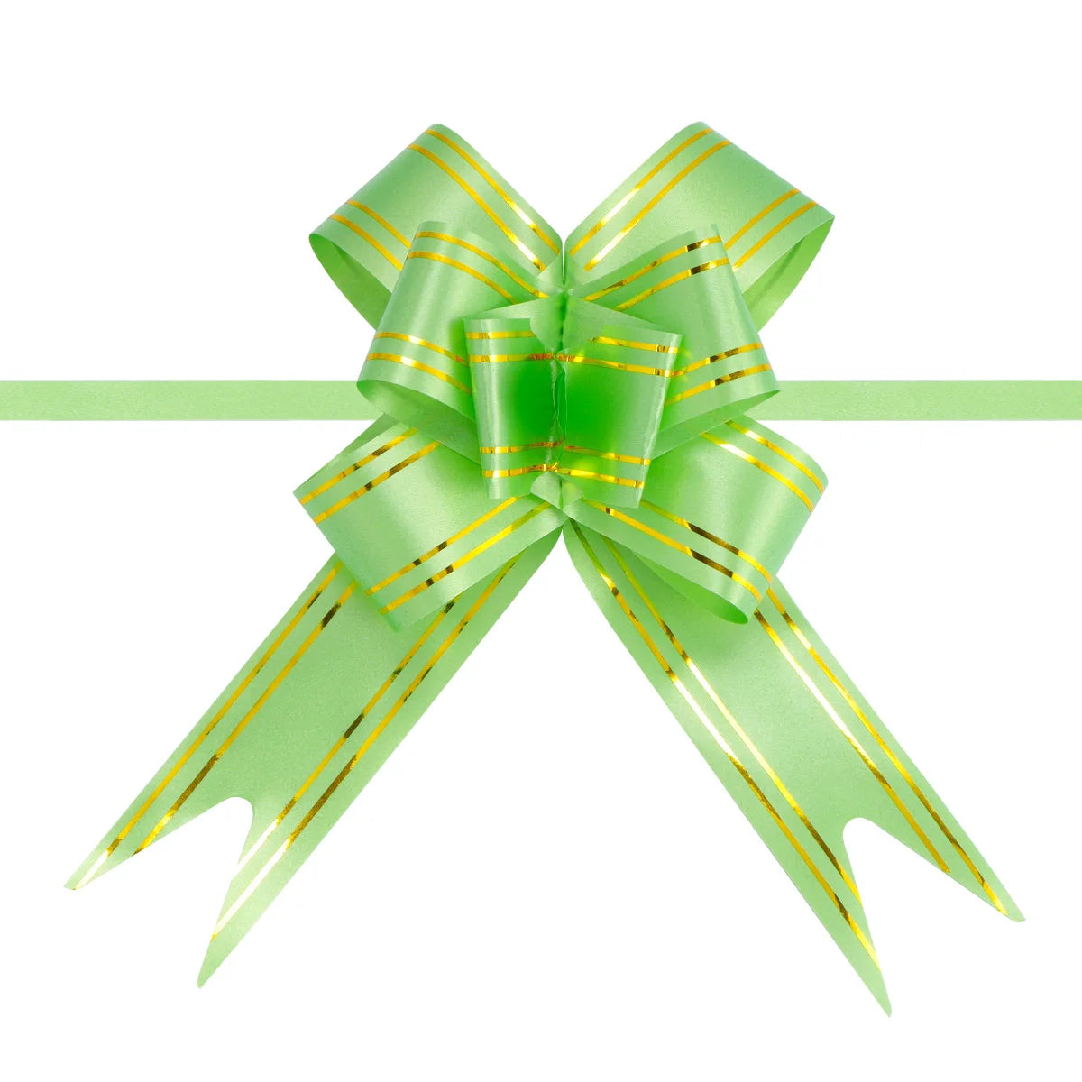 20pcs Pull Flower Bow Ribbons – Colorful Gift Wrap Decoration Gift Wrap Bows PLUSH Fruit Green
