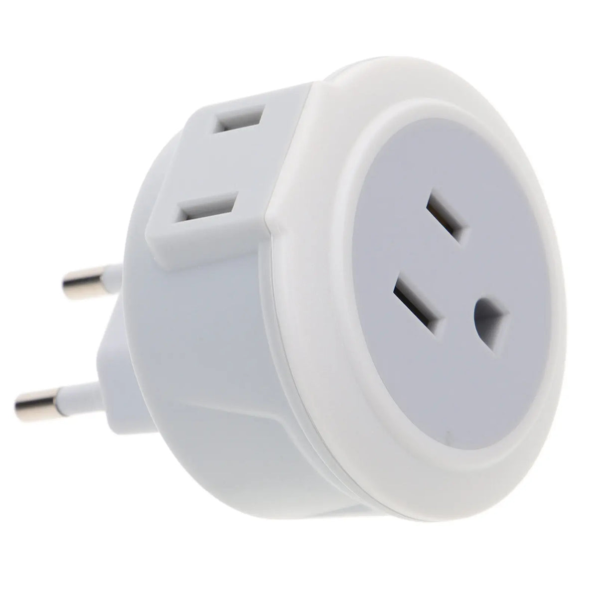 Foxnovo European to US Plug Adapter | Travel Converter Travel Plug Adapter PLUSH