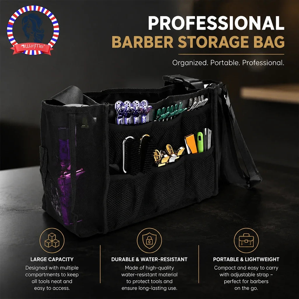 Multi-Pocket Makeup & Hair Tool Organizer Bag | Travel Tote Makeup Organizer Bag PLUSH
