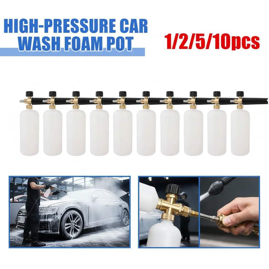 Foam Cannon 1/4" Quick Connect – Adjustable Car Wash Foam Gun Foam Cannon PLUSH