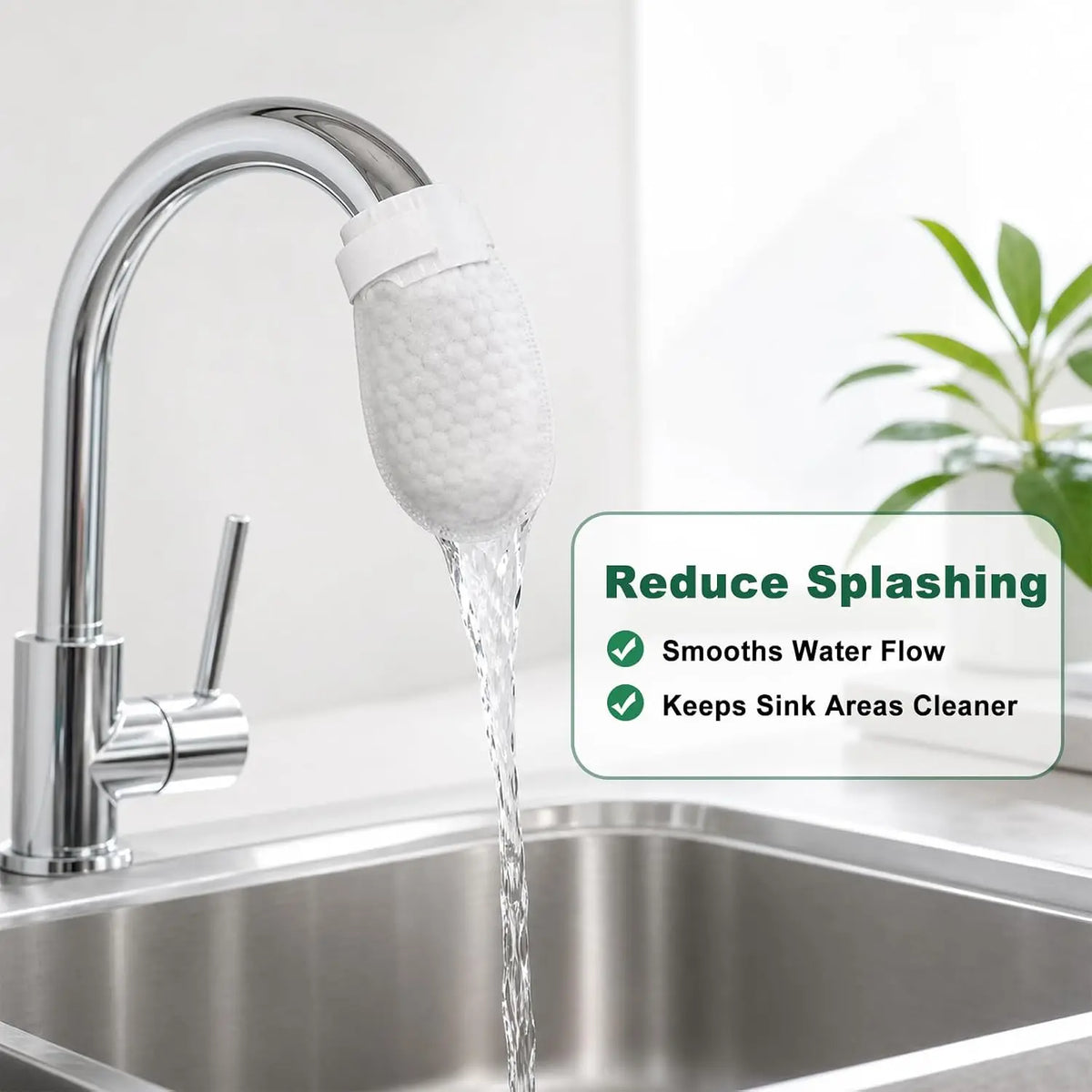 Thickened Faucet Filter Cotton Anti-Splash Water Purifier Faucet Water Filter PLUSH