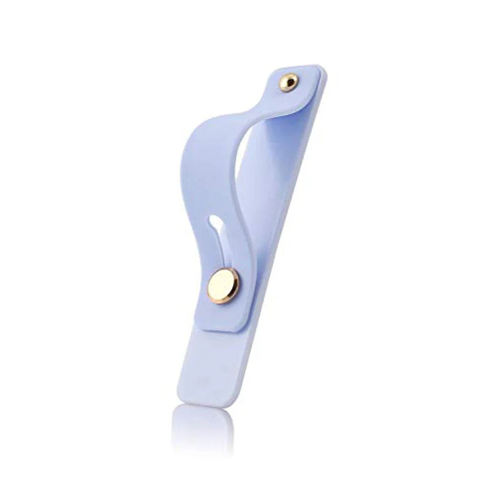 Universal Phone Grip Wrist Band, Finger Stand & Holder Phone Grip Stand PLUSH Light purple