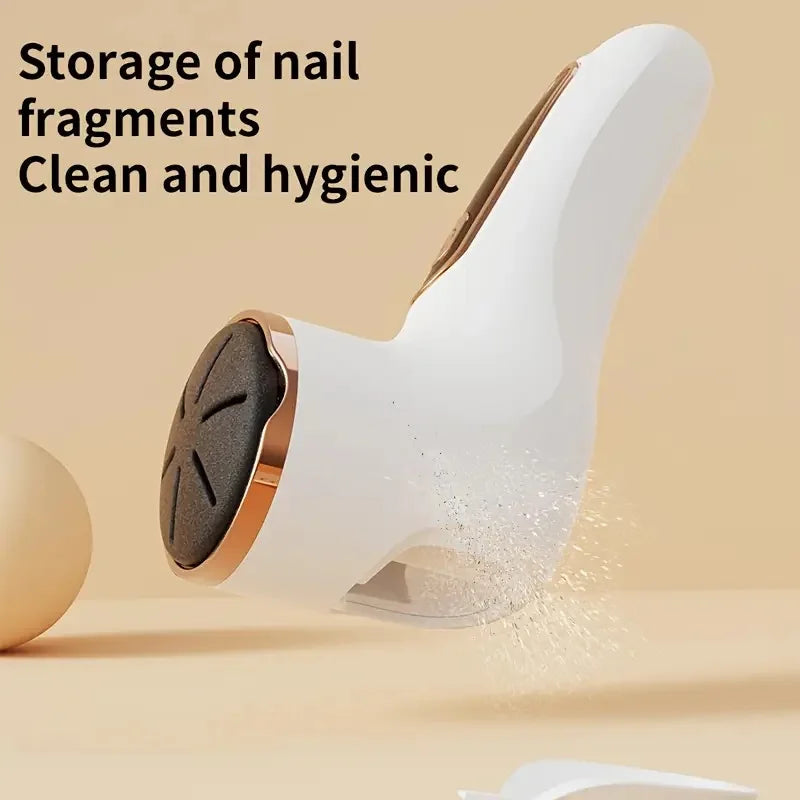 Rechargeable Electric Foot Polisher with Interchangeable Heads Electric Foot Polisher PLUSH