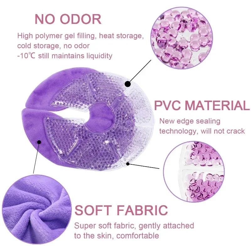 Hot Cold Breast Therapy Gel Pads – Nursing & Postpartum Care Nursing Gel Pads PLUSH