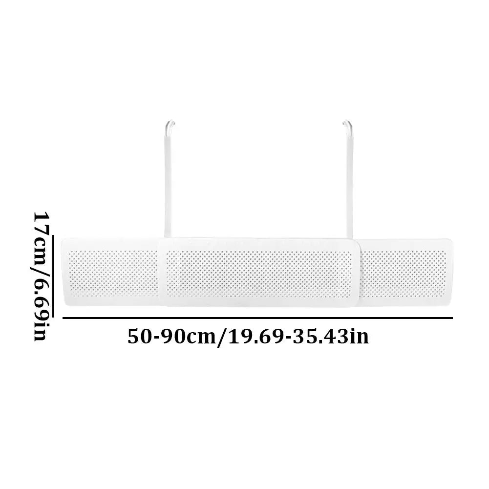Retractable AC Wind Deflector – Universal Wall Mount Air Guide AC Wind Deflector PLUSH