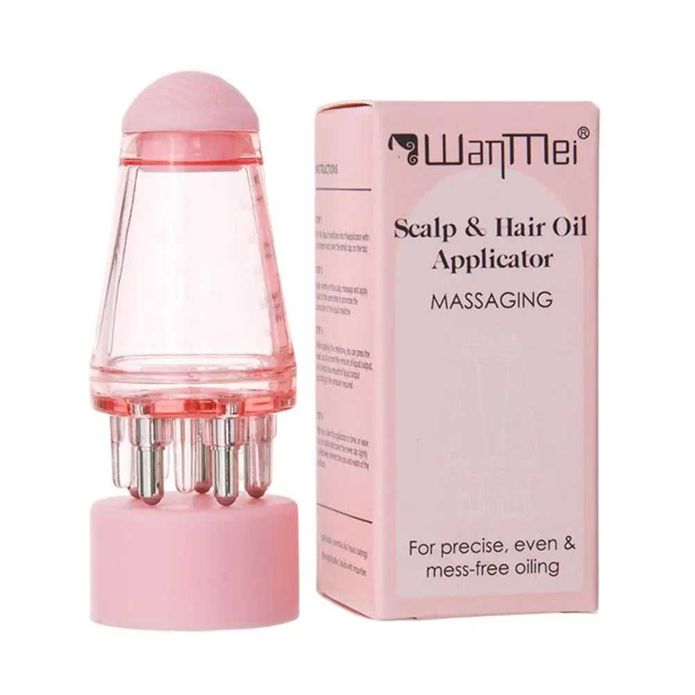 Scalp Oil Applicator Comb – 6ml Precision Hair Serum Massager Scalp Oil Applicator PLUSH A CN