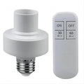 E27/E26 Wireless Remote Control Lamp Socket Adapter ON/OFF Lamp Socket Adapter PLUSH 1 set