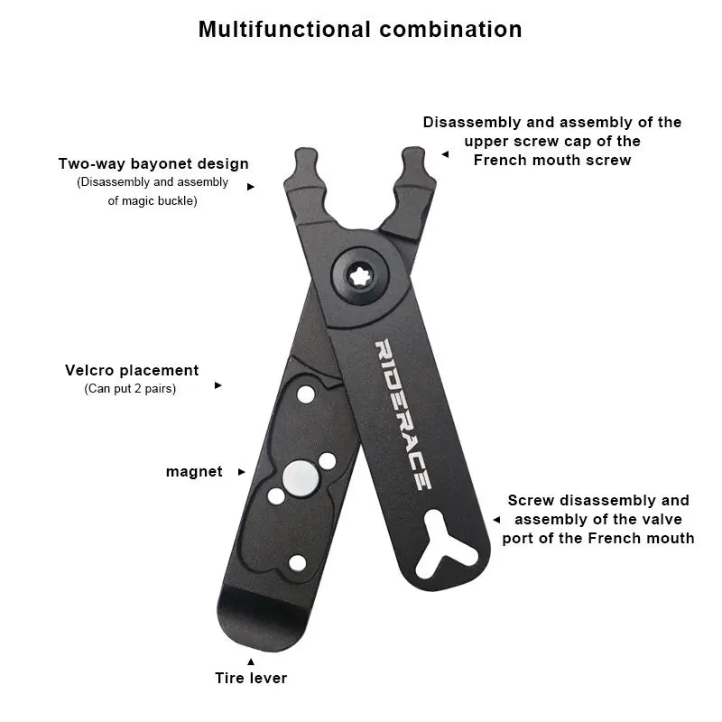 RIDERACE MTB Bike Chain Link Pliers Multi-Function Repair Tool Bike Repair Tool PLUSH