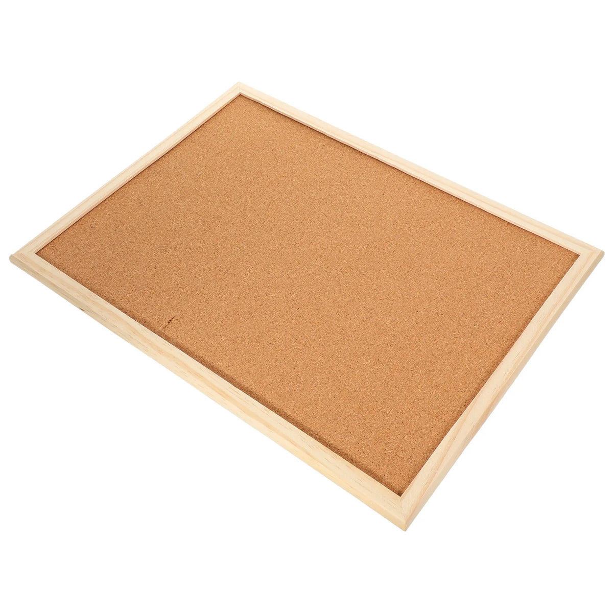 Wood Cork Bulletin Board – Wall Mount Memo & Photo Display Cork Bulletin Board PLUSH