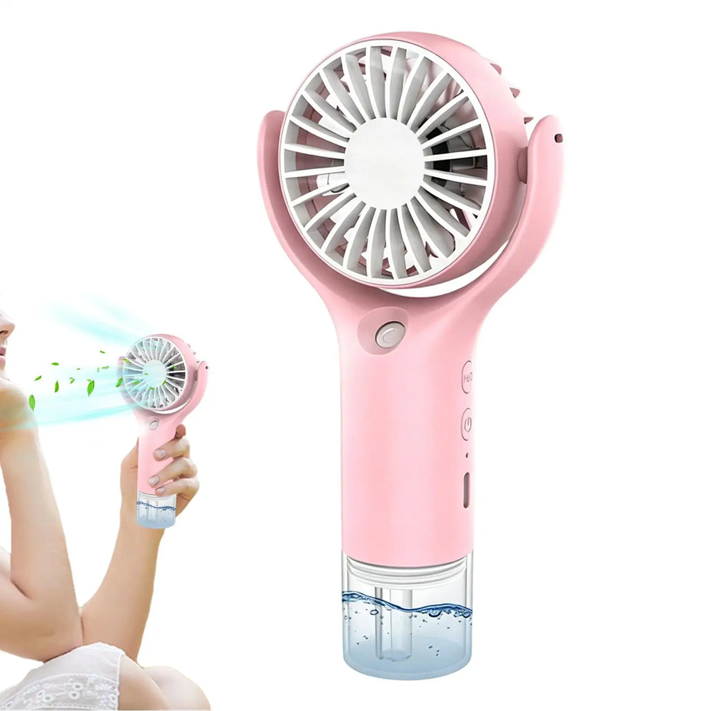 Portable Mini Mist Fan – USB Rechargeable Handheld Spray Fan Handheld Mist Fan PLUSH