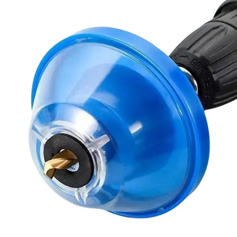 Electric Drill Dust Cover – Dustproof Drilling Debris Catcher Drill Dust Cover PLUSH Blue