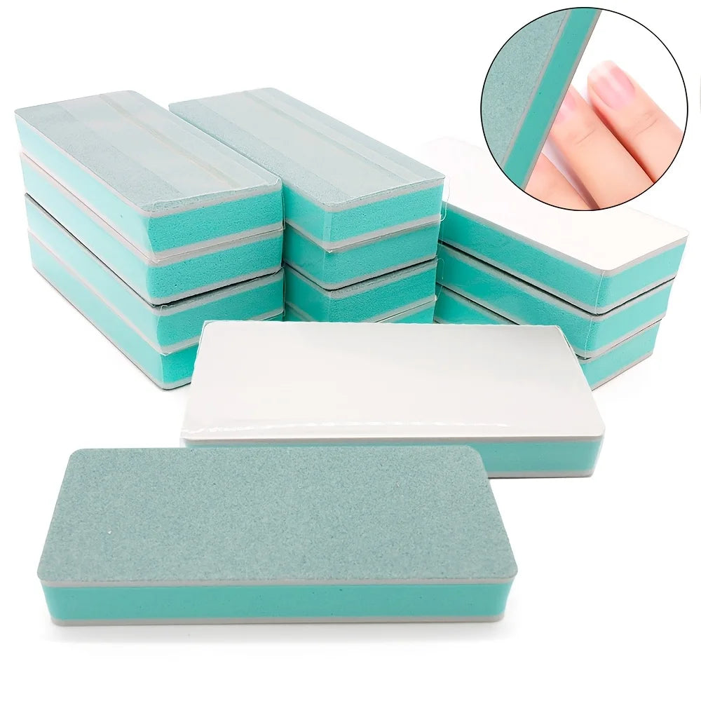 5pcs Two-Sided Nail Buffing Sanding Block Files | Mini Sponge Nail Buffing Block PLUSH