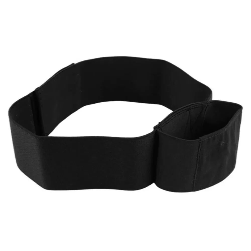 Adjustable Golf Swing Training Arm Band – Posture Corrector Golf Training Aid PLUSH Black