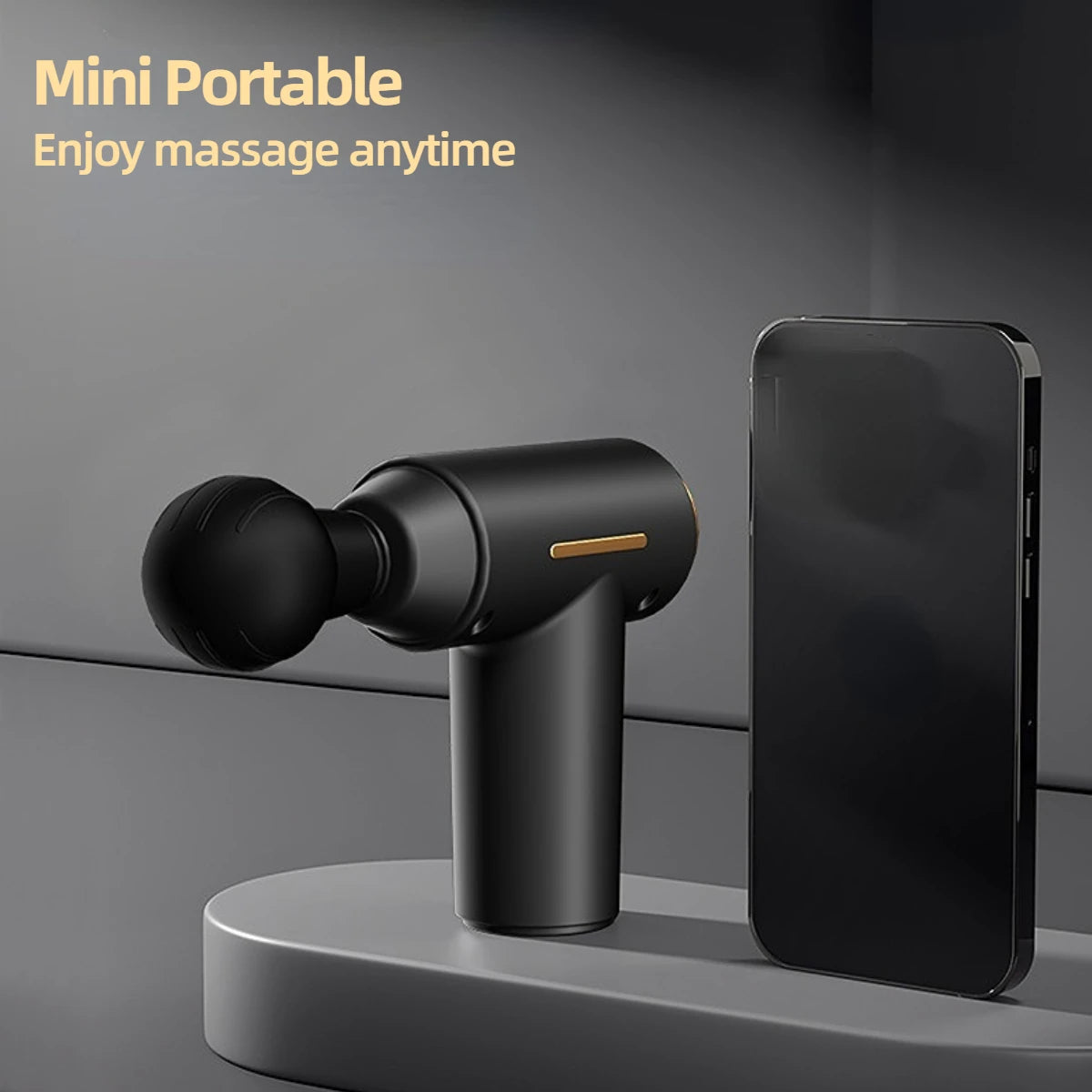 Portable Mini Muscle Massage Gun – Deep Vibration Massager Vibration Massage Gun PLUSH