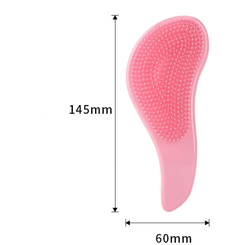 Marble Anti-Static Detangling Massage Hair Comb | Salon Brush Hair Detangling Comb PLUSH