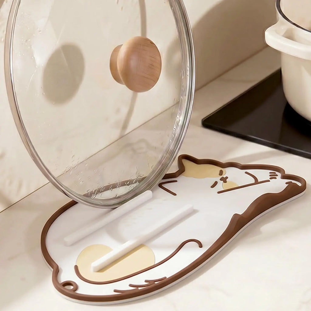 Cute Animal Silicone Pot Lid Holder & Kitchen Spoon Rest Kitchen Spoon Rest PLUSH