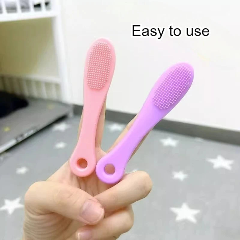 Silicone Facial Cleansing Brush – Double-Sided Nose & Face Facial Cleansing Brush PLUSH