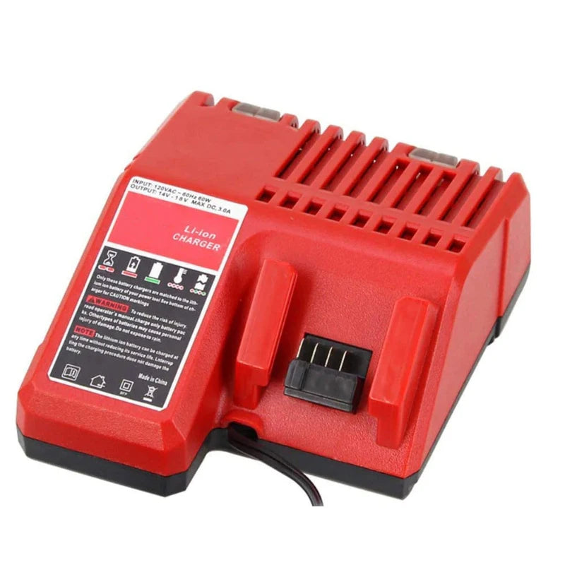 18V Lithium Battery Charger Replacement for Milwaukee M18 Power Tool Charger PLUSH