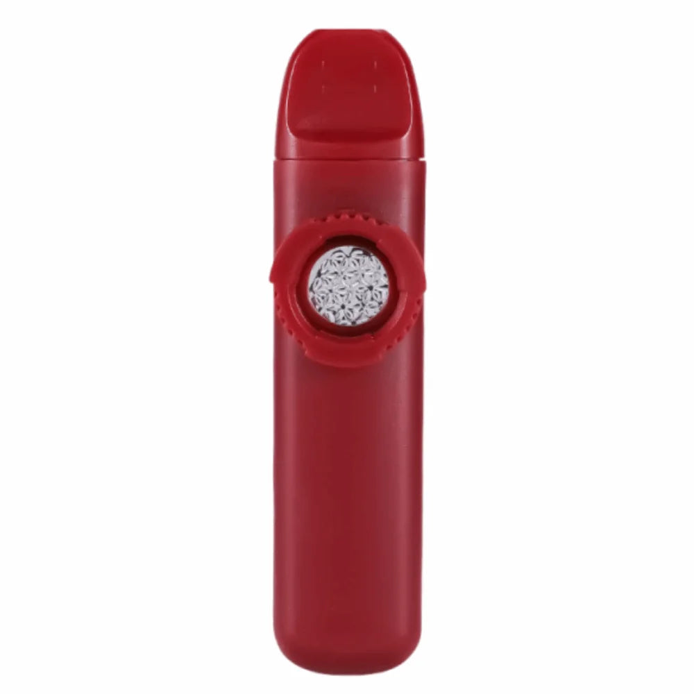 Professional Kazoo Wind Instrument with Lanyard & Diaphragms Kazoo Wind Instrument PLUSH Red