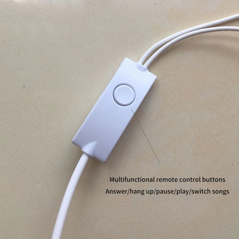 3.5mm Wired In-Ear Headset with Mic – Samsung EHS61 Compatible Wired In-Ear Headset PLUSH