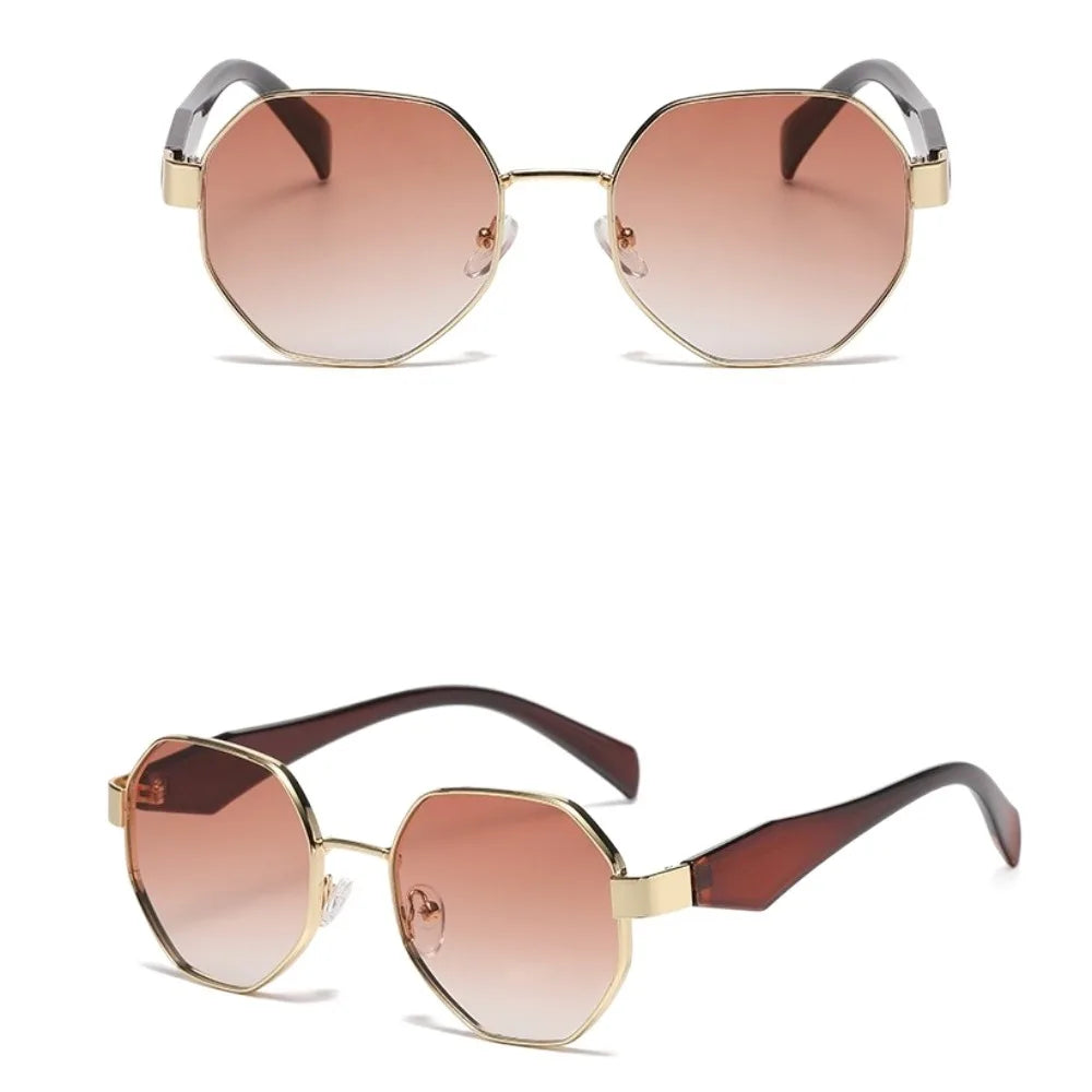 UV400 Polygonal Gradient Sunglasses for Women – PC Shades Fashion Sunglasses PLUSH