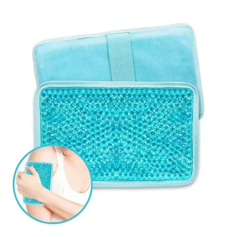 Hot & Cold Gel Compress Pack with Strap | Sleep Eye Mask Gel Compress Pack PLUSH
